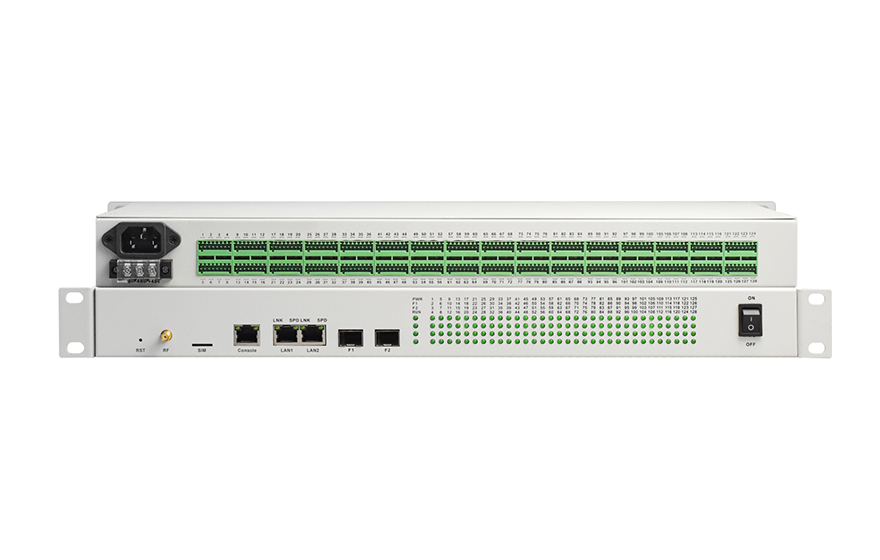 飛暢科技-<b>機架式1-128路DI/DO/AI/AO 轉網絡-4G-Lora   遠程測控終端</b>